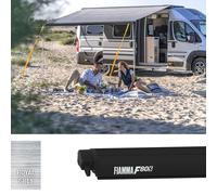 Fiamma F80S 320 Awning For Fiat Ducato in Deep Black - Royal Grey