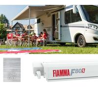 Fiamma F80S 450 Awning in Polar White - Royal Grey