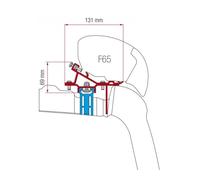 Fiamma F80S/F65S Adapter Bracket Kit - VW Crafter with Factory Roof Rail 2017 On