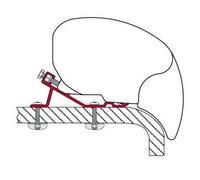 Fiamma Awning Mounting Brackets Kit F80/F65 Standard Motorhome 98655-855