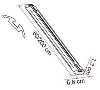 Fiamma Garage Bars Premium 200 (2) 98655-609