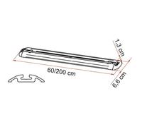 Fiamma Garage Bars Premium 200 (98655609) Motorhome Storage Bar