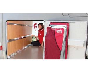 Fiamma Garage Storage Bars Premium 60 Wall Floor Fixings Caravan Motorhome Pair