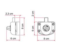 FIAMMA SECURITY SAFE DOOR GUARDIAN T LOCK FOR FORD TRANSIT before 2006