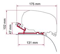 Fiamma F65 F80 Awning Adapter Brackets for Autocruise Motorhome 98655-420