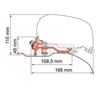 Fiamma Kit Ducato Lp (H2/l4) From 2006 (F80) For Caravans And Motorhomes