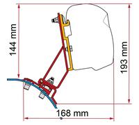 Fiamma Motorhome 270 PSA Fitting Bracket Kit For F43 Awnings - 98655A090
