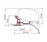 Fiamma Kit fits Ducato/Jumper/Boxer (H2-L2 & L3) 2006 On - F65S