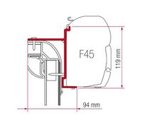 Adapter Brackets Fiamma Pilote Explorer for F45 F70 Awnings Mounting 98655-729