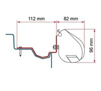 Fiamma Kit Ford Custom Groupe Rapido (F35) For Caravans And Motorhomes