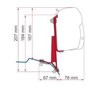 Fiamma Motorhome Ford Custom Lift Roof LHD H1/L2 Awning Adapter Kit - 98655Z169