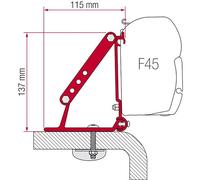 Fiamma Kit Roof Adapter Brackets for F45 F70 Awning Motorhome 98655-316