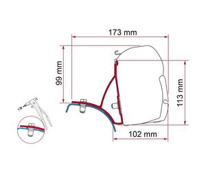 Fiamma - Kit Trafic/Vivaro/Primastar | 98655-854