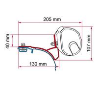 Fiamma Kit Vw T5/t6 Multivan/trasporter-Rail Awning Bracket