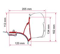 Fiamma Adapter Kit Motorhome F45 – VW T5/T6 Transporter Multivan RH – 98655-647