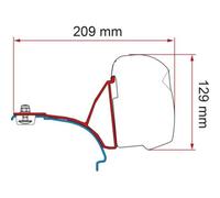 Fiamma Kit Vwt5/t6 Multivan Rail Rhd (F43) Awning Bracket