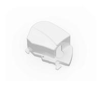 Fiamma Left Hand Outer End Cap for F80L Awning White (98673-258)