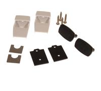 Fiamma Wall Brackets For Awning Legs Kit 98655-176 BLACK