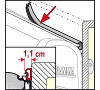 Fiamma Motorhome Awning Rain Guard S - SOLD PER METRE - 03910-01-