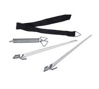 Fiamma Motorhome Awning Tie Down Kit Black Caravan Storm Strap Set - 98655-129