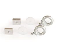 Fiamma 2pc Garage Bar Eye Eyelets Kit Securing Loops Motorhome 98656-494,5.1cm x 9.8cm x 3.3cm