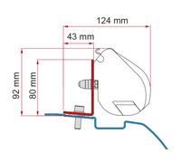 Fiamma F35 Awning Adapter Mounting Bracket Kit for Nissan NV200 Campervan