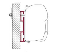 Fiamma Motorhome F45 Adapter Kit D 8cm Wall Mounting Bracket - 98655-021