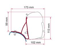 Fiamma Motorhome F45 Adapter Kit For Trafic & Vivaro Campervan - 98655-854-