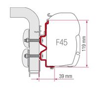Fiamma Motorhome F45 Adapter Kit Hymercamp 450 Awning Fitting Rail - 98655-275