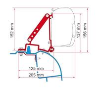 Fiamma Motorhome F45 Adapter Kit Renault Master H2 Vauxhall Movano - 98655-681