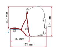 Fiamma Motorhome F45 Adapter Kit Renault Traffic 2015+ Vivaro NV300- 98655Z021