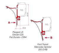 Fiamma Van Awning Installation Kit Brackets Motorhome Peugeot Citroen Fiat Ford