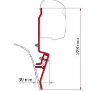 Fiamma Adapter Black Brackets Volkswagen VW T3 for F45 F70 Awning 98655-035