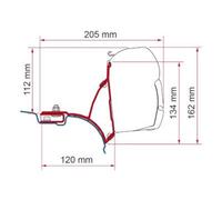 Fiamma Motorhome F45 Adapter Kit VW T5 T6 Transporter Multivan RH - 98655-647