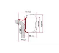 Fiamma 450cm Adapter Bracket Hymer Van B2 for F45 F70 Awning Motorhome 98655-246