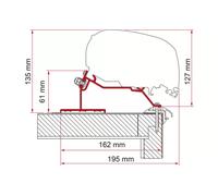 Fiamma Motorhome F80/F65 Awning Adapter Kit For Caravan Roof - 98655Z066