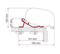 Fiamma Motorhome F80/F65 Awning Adapter Kit For Standard Universal - 98655-855
