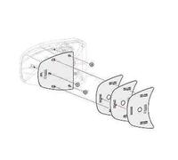 Fiamma Motorhome Kit Spacer Safe Door Black 2017 Onwards Campervan - 08230-01A