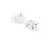 Fiamma Motorhome Kit Spacer Safe Door White 2017 Onwards Campervan - 08230-01-