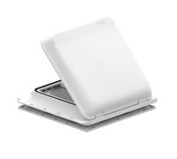 Fiamma Motorhome Turbo Vent Premium White 40x40cm Roof Vent W/ Fan - 03624H02-