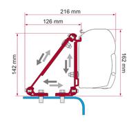 Fiamma F45 Multi 80 Awning Roof Fixing Brackets Motorhome 98655-011