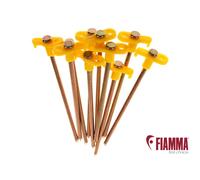 Fiamma Pegs Kit for Privacy Room 10 Pcs, Ground Pegs, Awning, Privacy Room