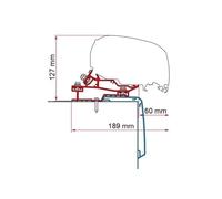 Fiamma Rapido C Line 450 Adapter Kit F65/80 Awning Bracket Motorhome - 98656Z123