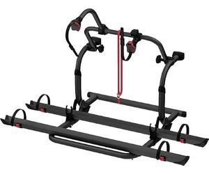 Fiamma Rear Carrier Bike PRO C, Motorhome Compatible, Deep Black, 63 x 40 x 128 cm, 9 kg, for 2 Bikes, 60 kg Load Capacity, Rear Mount