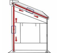 Fiamma Replacement Zip Awning Poles Rapid Set for Privacy Side Panel 98655-861