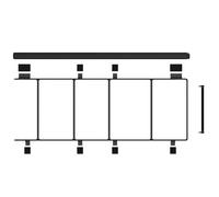 Fiamma - Roof Rail Ducato - Deep Black | 05808A01A