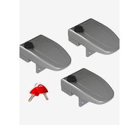 Fiamma Safe Door Frame Lock Grey 3 Pack Keyed Alike Motorhome Caravan