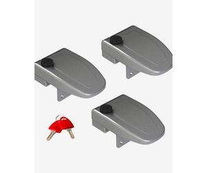 Fiamma Safe Door Security Lock Grey (3 units)