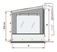 Fiamma Side W Pro Shade F45/f80S, Right For Caravans And Motorhomes