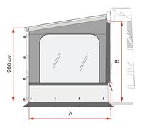 Fiamma - Side W Pro Van F43 270 Extension 200 | 08980B01